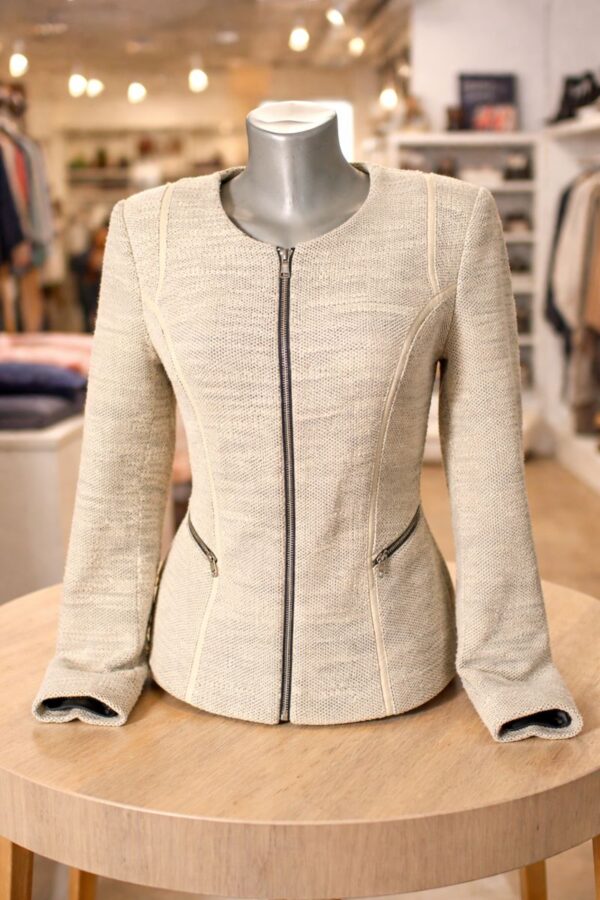 Dámské sako / blejzr H&M – světle béžové
